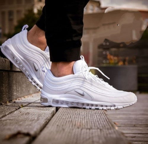 Grey and white outlet nike 97