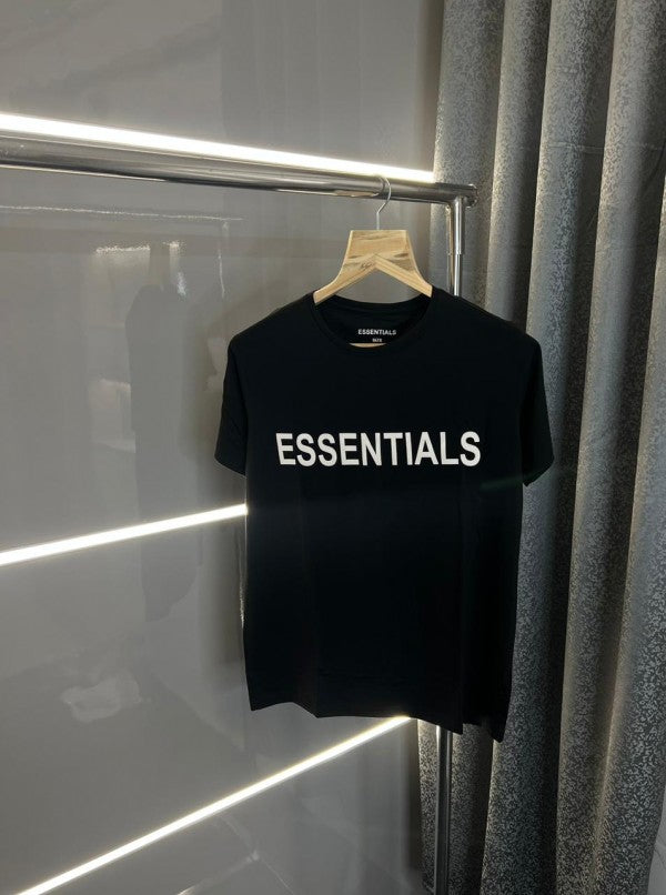 Essential Printed Premium Tshirt Black