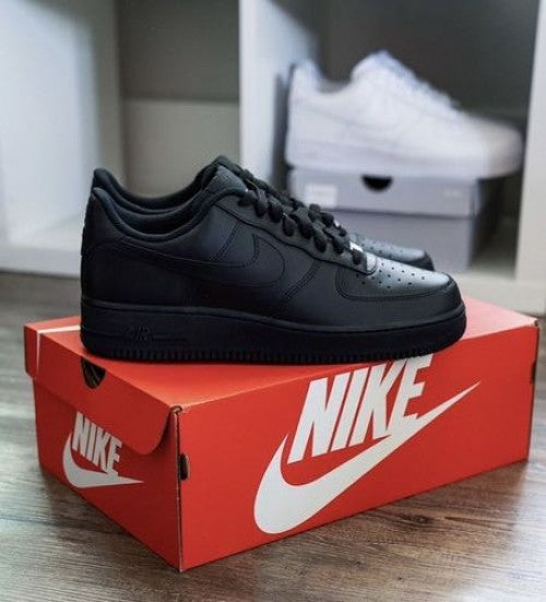 Nike force hot sale one black