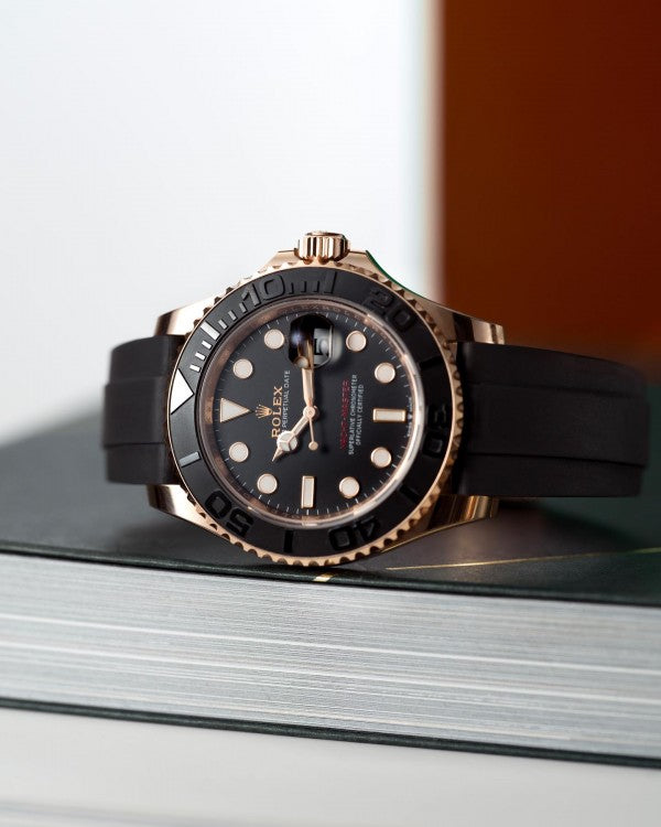 Rolex Oyster Perpetual Yachmaster Gold Black