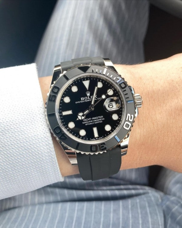 Rolex Oyster Perpetual Yachmaster Siver Black