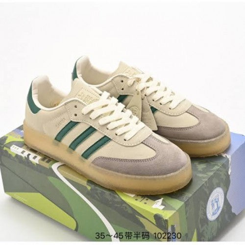 adidas gazelle silver green womens Adidas Clarks Samba X Ronnie Fieg Chalk White Green – SNEAKS.FREAKS