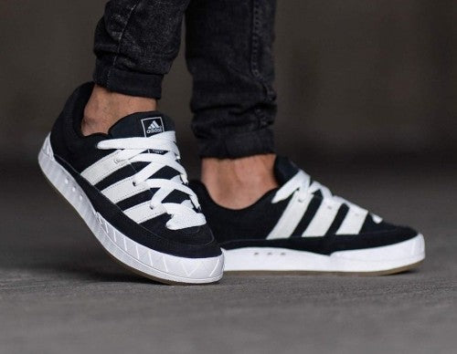 ADIDAS ADIMATIC CORE BLACK WHITE SNEAKERS – SNEAKS.FREAKS