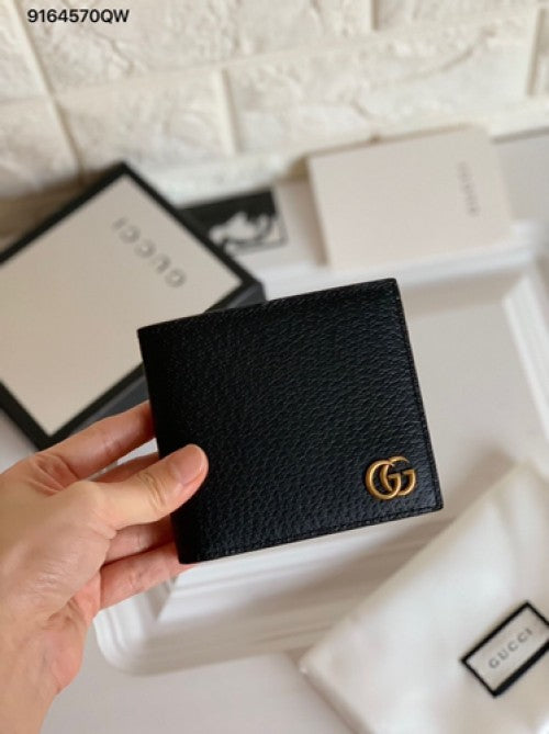 Gucci GG Black Leather Wallet