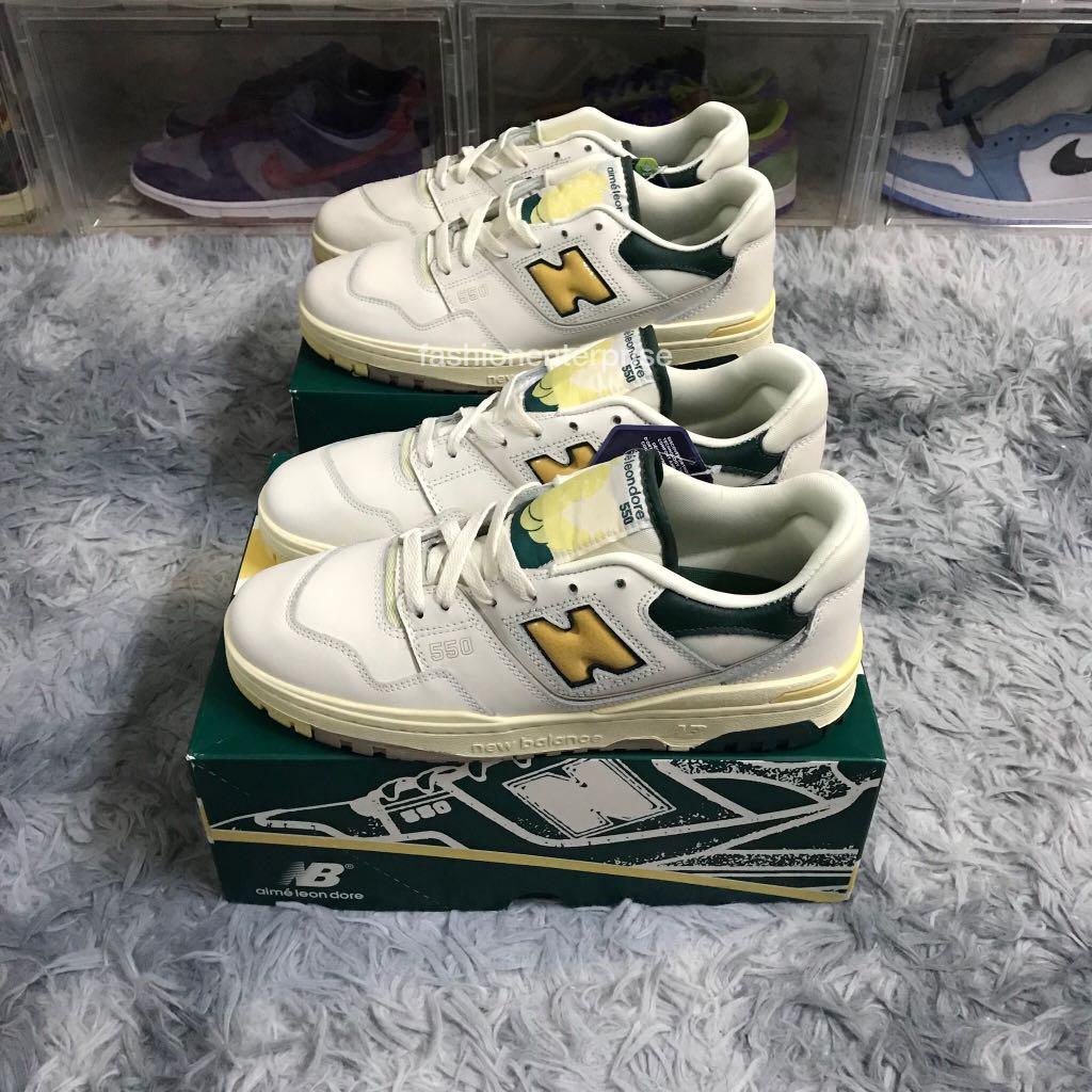 New Balance 550 Aime Leon Dore Natural Green â SNEAKS.FREAKS