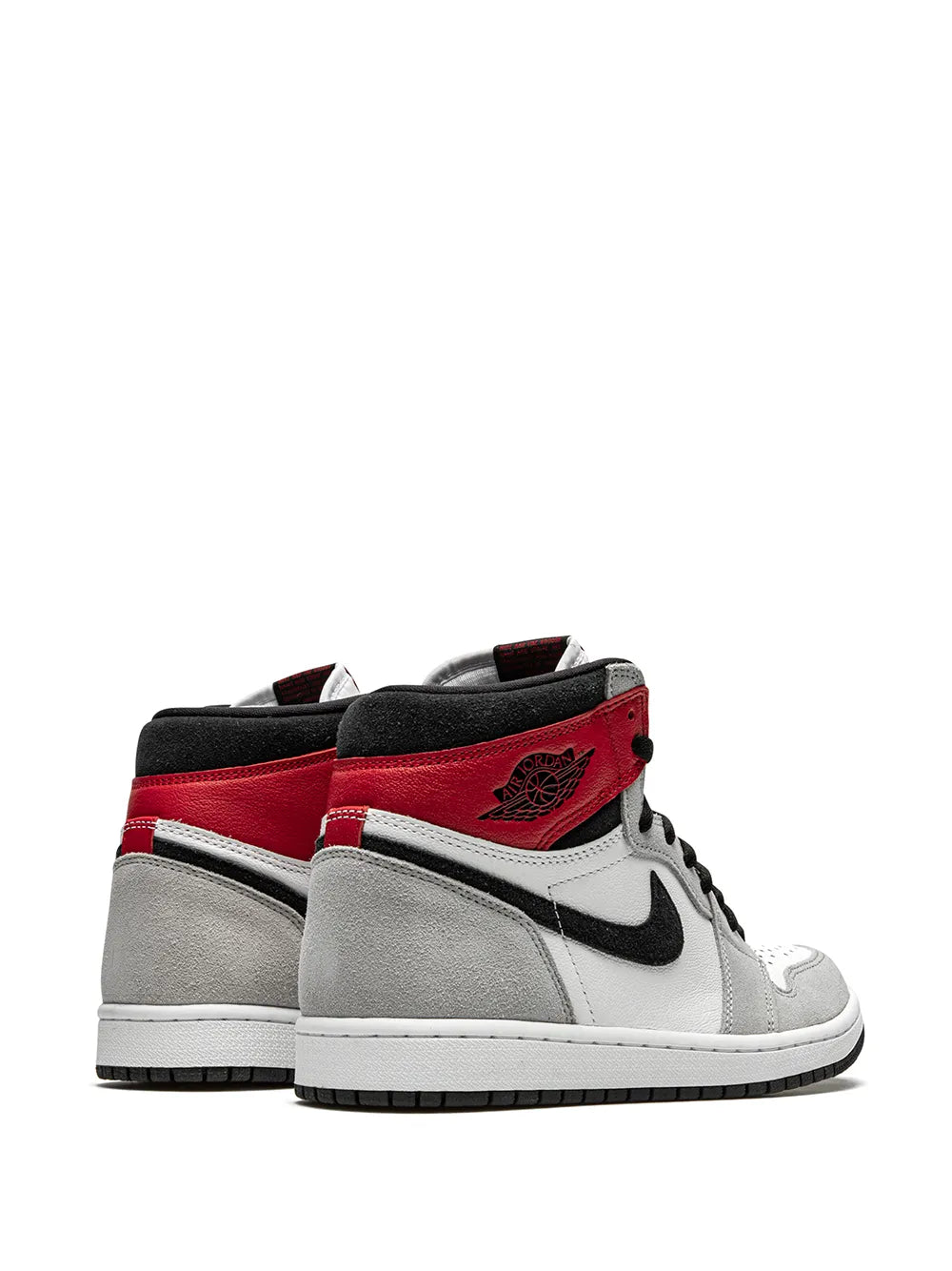 Jordan Retro 1 High Smoke Grey Red Suede Quality