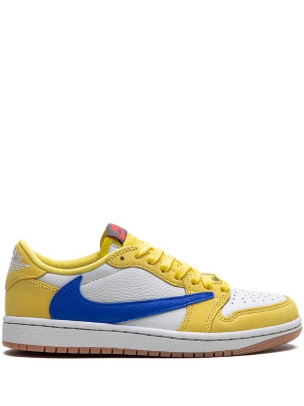 Nike Air Jordan Retro 1 Low X Travis Scott Canary Yellow Nike Air Jordan Retro 1 Low X Travis Scott Canary Yellow
