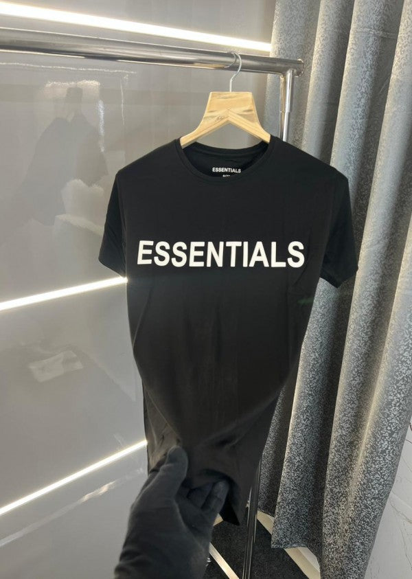 Essential Printed Premium Tshirt Black
