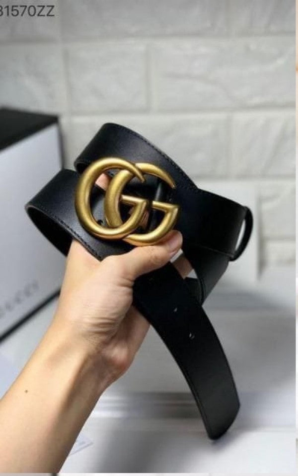 Gucci GG Gold Black Belt G166 – SNEAKS.FREAKS