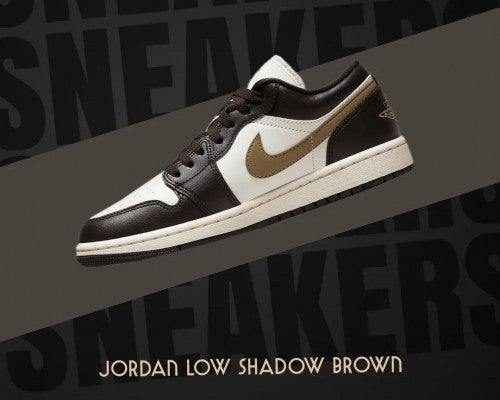 Nike Air Jordan 1 Low Shoes Shadow Brown