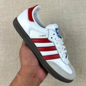 Adidas Samba White Red