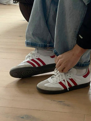 Adidas Samba White Red