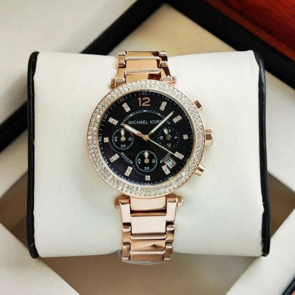 Michael Kors Parker Gold Black