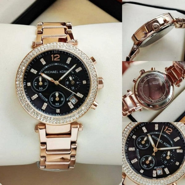 Michael Kors Parker Gold Black