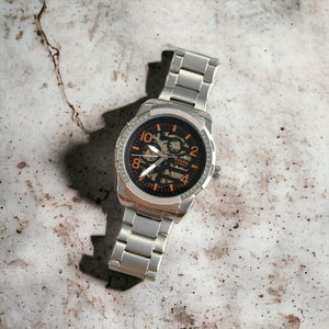 Fossil Bronson Automatic Silver