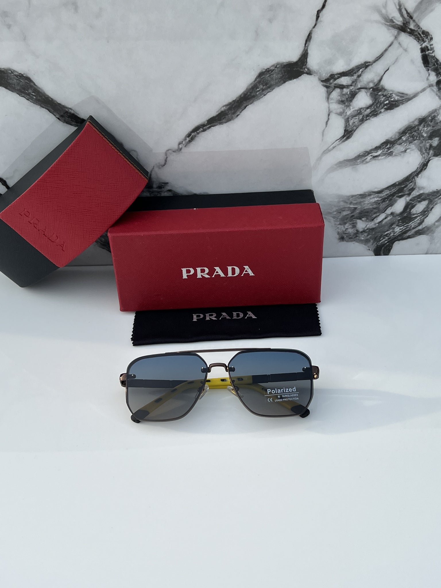 Prada 22303 Brown Blue