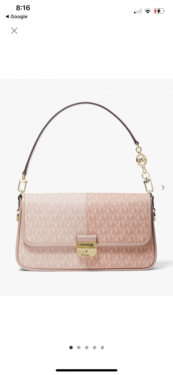 Michael Kors Bradshaw Two Tone Logo Pink