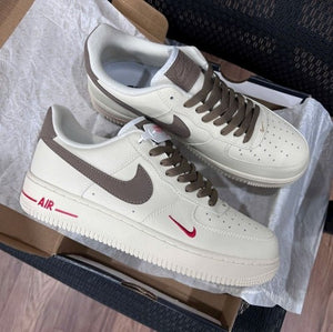 Nike Airforce 1 Mini Red Swoosh Coffee Milk