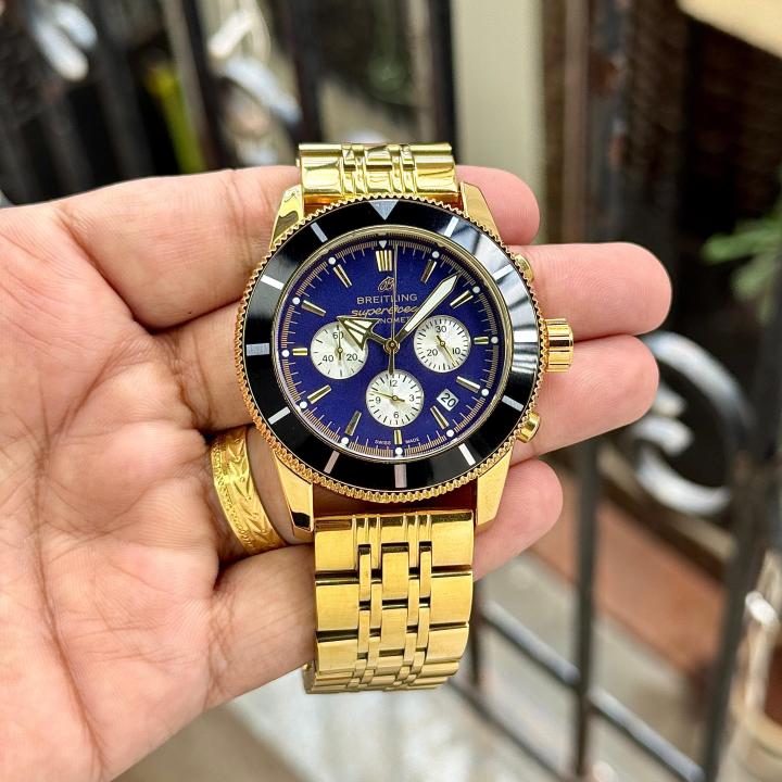 Breitling Gold Blue