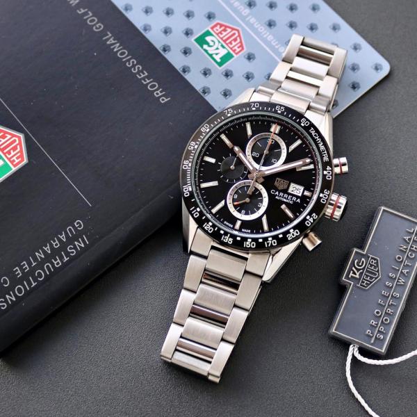 Tag Heuer Carrera Calibre 17 Silver Black