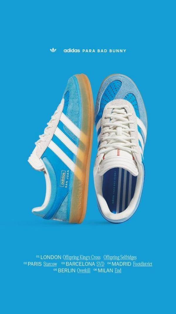 Adidas X Bad Bunny Gazelle Indoor San Juan