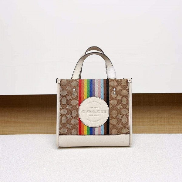 Coach Dempsey 22 Tote Rainbow