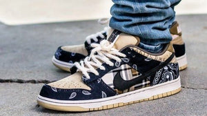 Nikee Sb Dunk Low Travis Scott Bandana