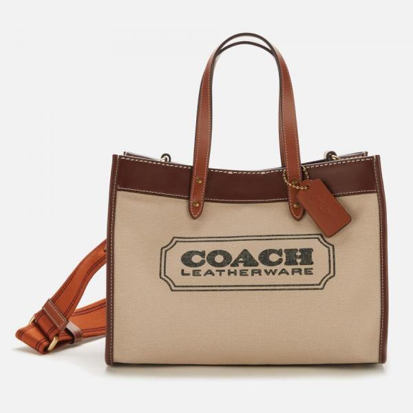 Coach Field 30 Canvas Tote Bag