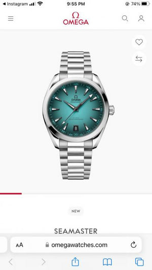 Omega Seamaster Aqua Terra 150M Turquoise