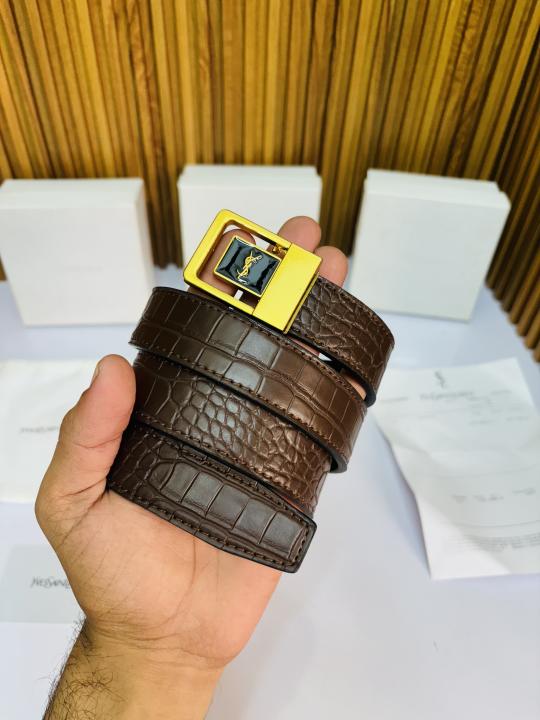 YSL Snake Design Gold Brown