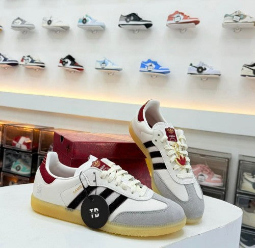 Adidass Samba Og Cloud White Core Black Active Maroon