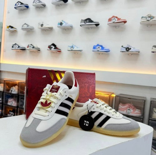 Adidass Samba Og Cloud White Core Black Active Maroon