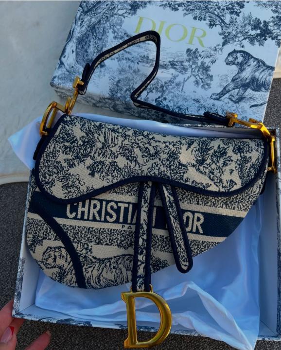 Dior Saddle Jungle Safari Print