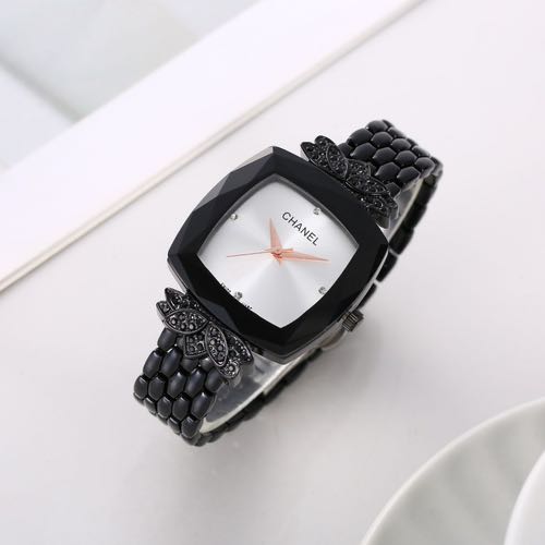 Chanel Black White Square