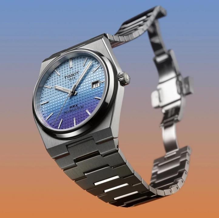 Tissot 1853 Prx Powermatic Silver Blue Shade