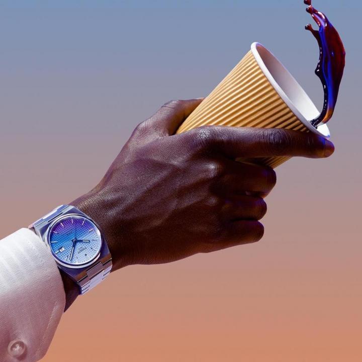 Tissot 1853 Prx Powermatic Silver Blue Shade