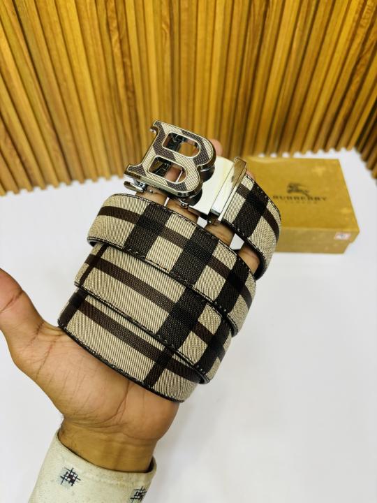 Burberry B Logo Checks Brown