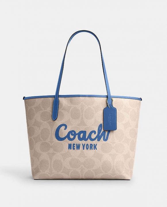 Coach City Tote Limited Edition Blue