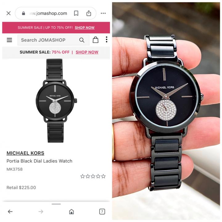 Michael Kors Portia Japan Black