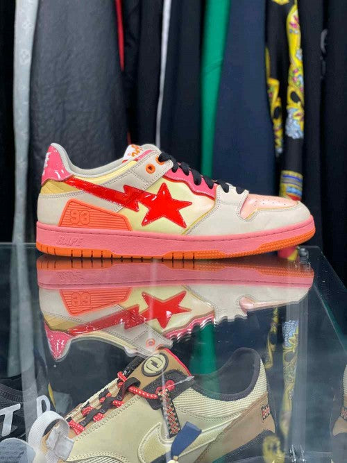 Bape Sta Low A Bathing Ape SK8 Low Gradient Orange
