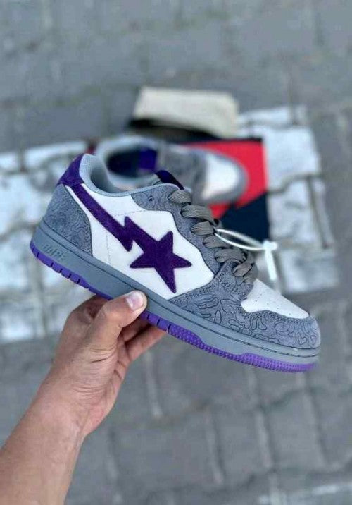A Bathing Ape Bape Sk8 Sta Court Purple