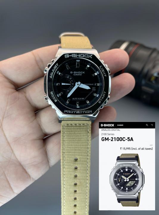 Casio g shock gm2100cb Sillver Beige