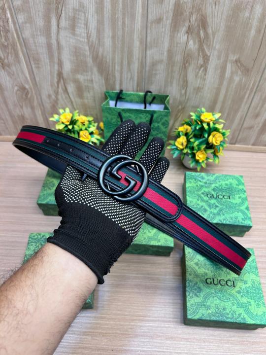 Gucci Black Belt G393