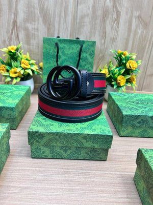 Gucci Black Belt G393
