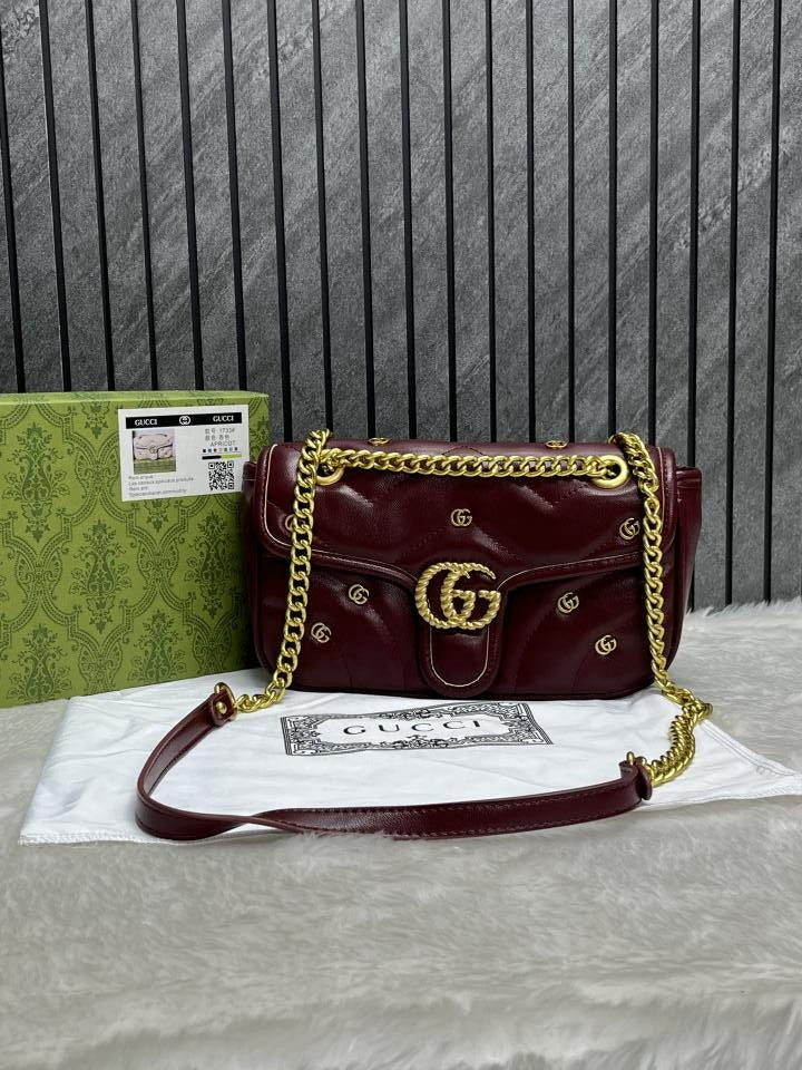 Gucci Marmont GG Edition Wine