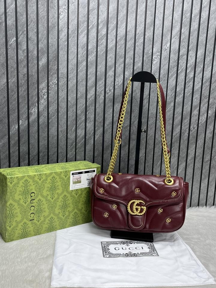 Gucci Marmont GG Edition Wine