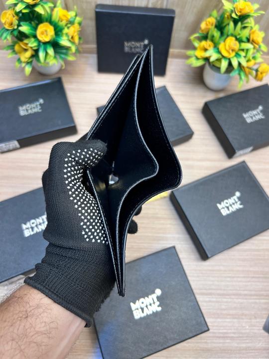 Mont Blanc Black Designer Wallet