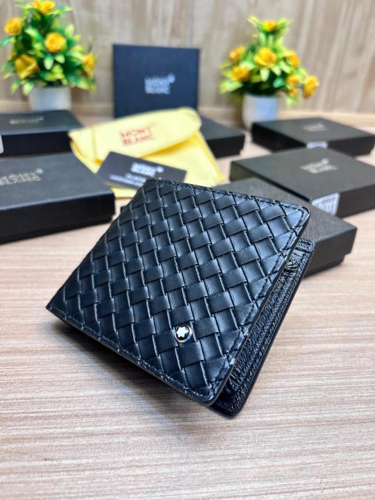 Mont Blanc Black Designer Wallet