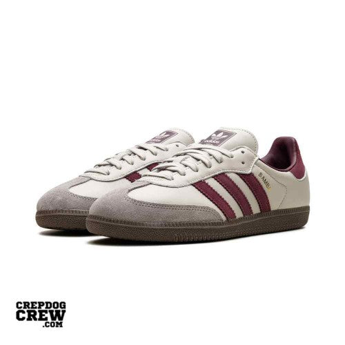 Adidas Samba OG Putty Grey Maroon
