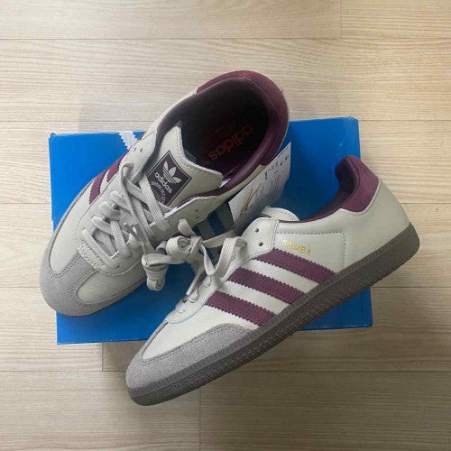 Adidas Samba OG Putty Grey Maroon